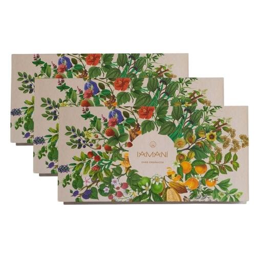 Comprar Kit 3 Caixas Presente Porta Chá Misto 64 Iamaní 8 Blends