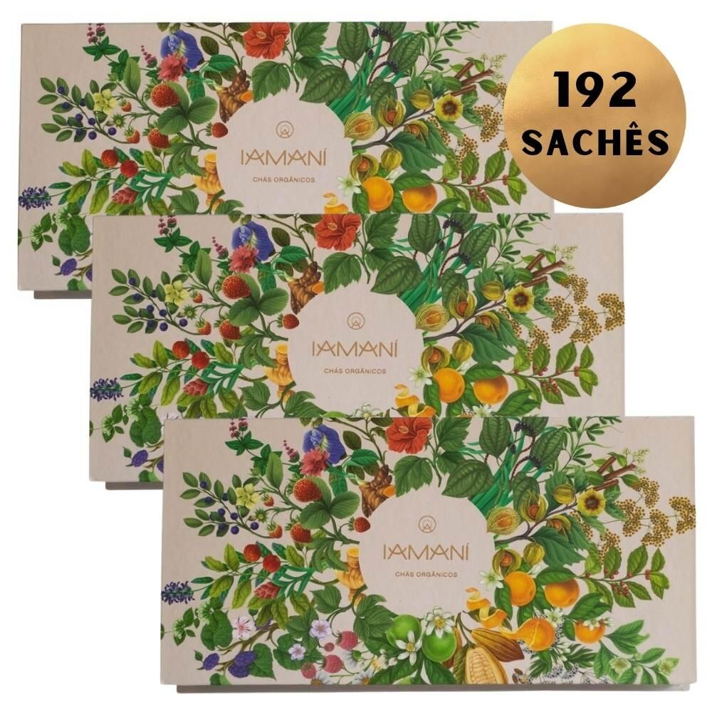 Comprar Kit 3 Caixas Presente Porta Chá Misto 64 Iamaní 8 Blends