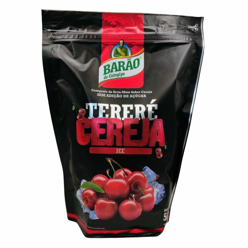Comprar Erva Mate Tereré Black Cereja Ice Hortelã Barão Cotegipe 500