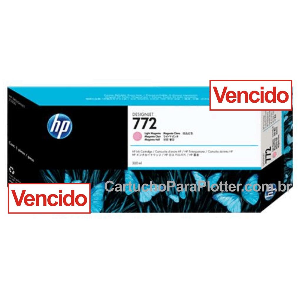 Comprar Cartucho HP 772 - Tinta Magenta Claro 300ml - CN631A para