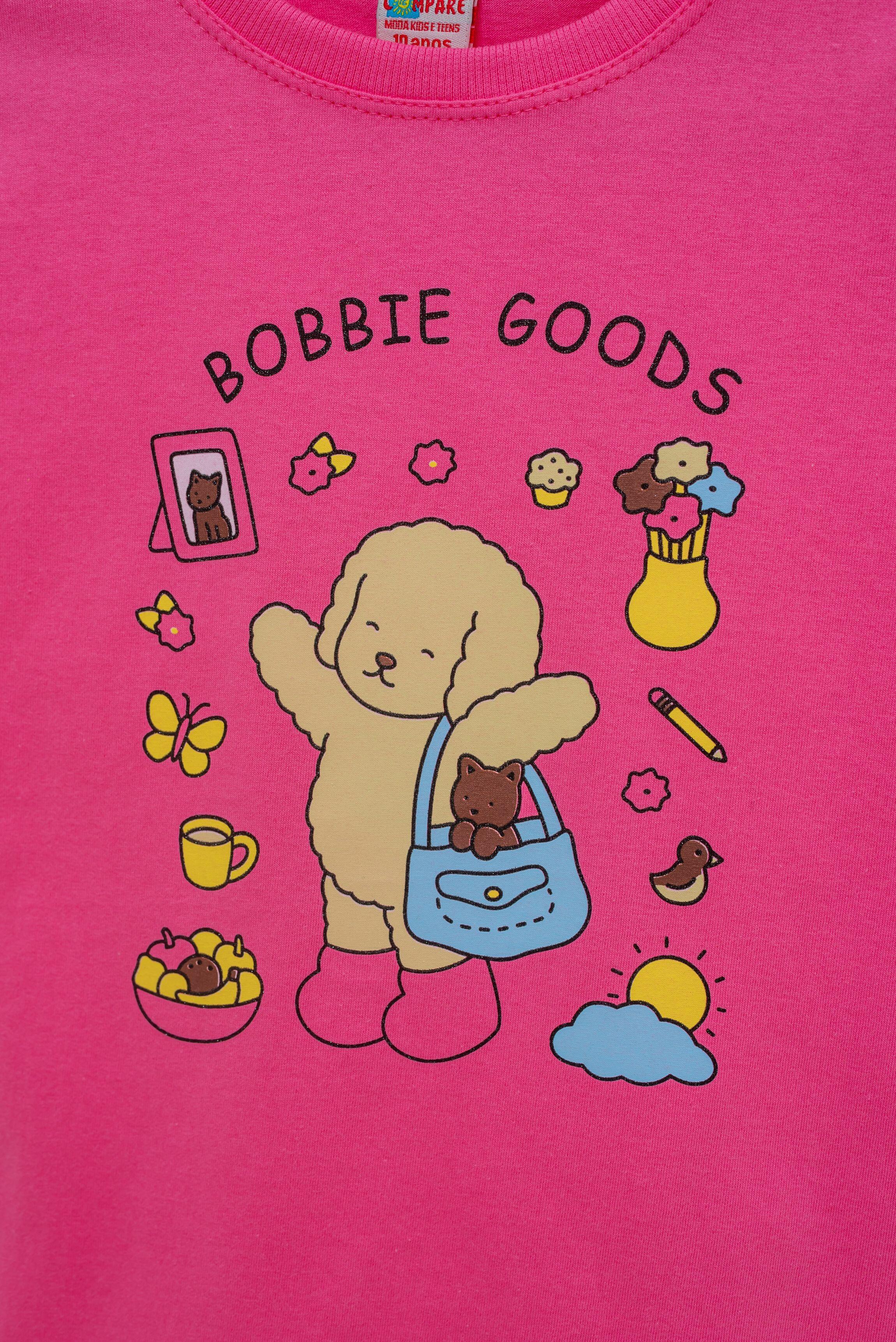 Comprar T-SHIRT 100% ALGODÃO FEMININA - BOBBIE GOODS (ROSA SORVETE)