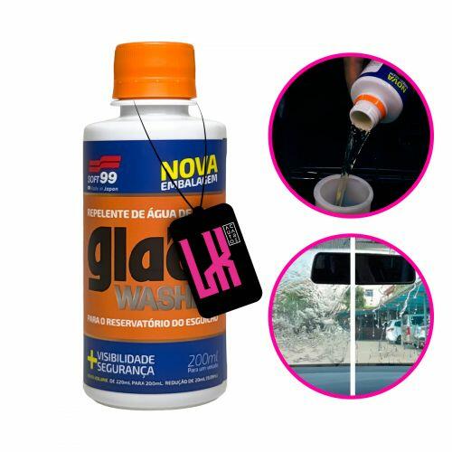 除光液 gaaaao GLACO WASHER 220ML SOFT99 ADITIVO RESERVATÓRIO REPELENTE À ÁGUA