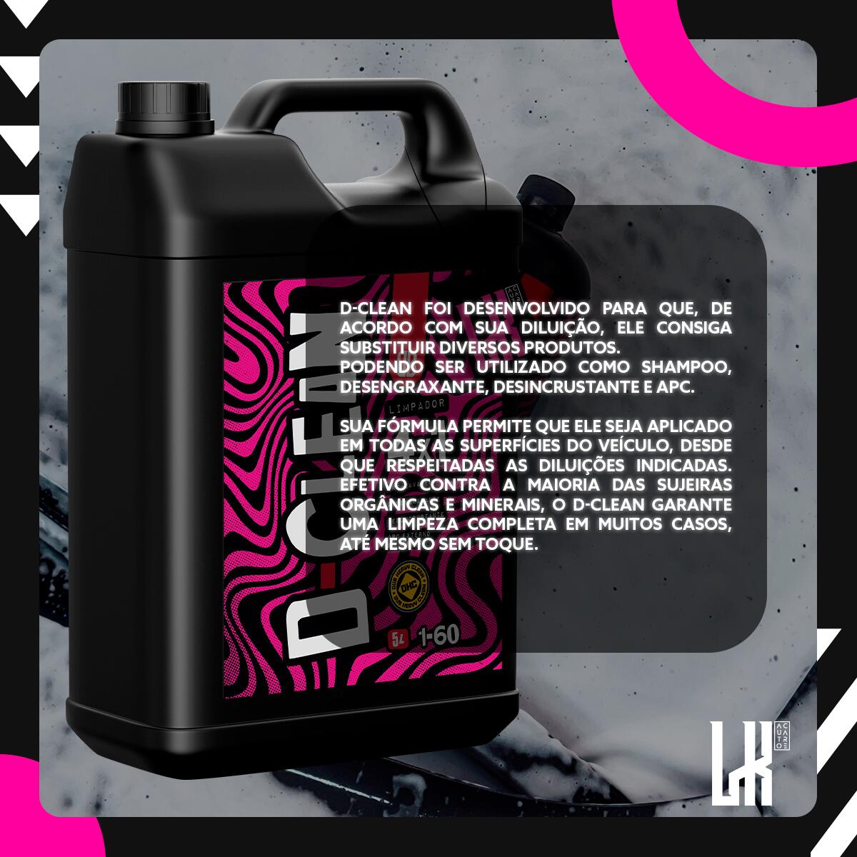 Comprar D CLEAN 5L LIMPADOR 4X1 SHAMPOO APC DESENGRAXANTE APC - a