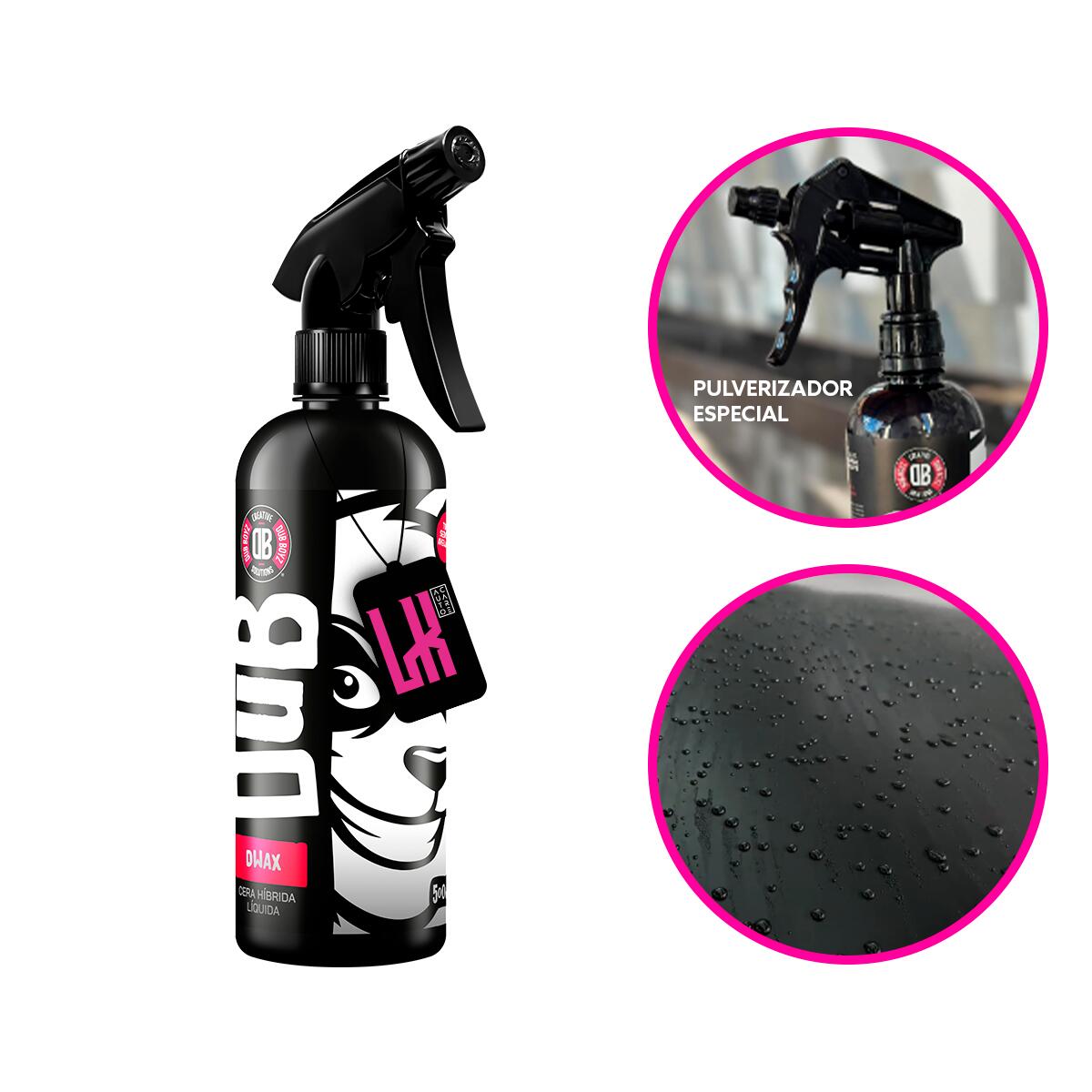 D WAX SPRAY 500ML DUB BOYZ CERA LIQUIDA HIBRIDA - a partir de R$41,31