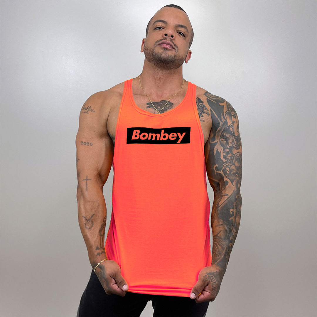 Comprar Regata Masculina Cavada em Algodão com Estampa Bombey