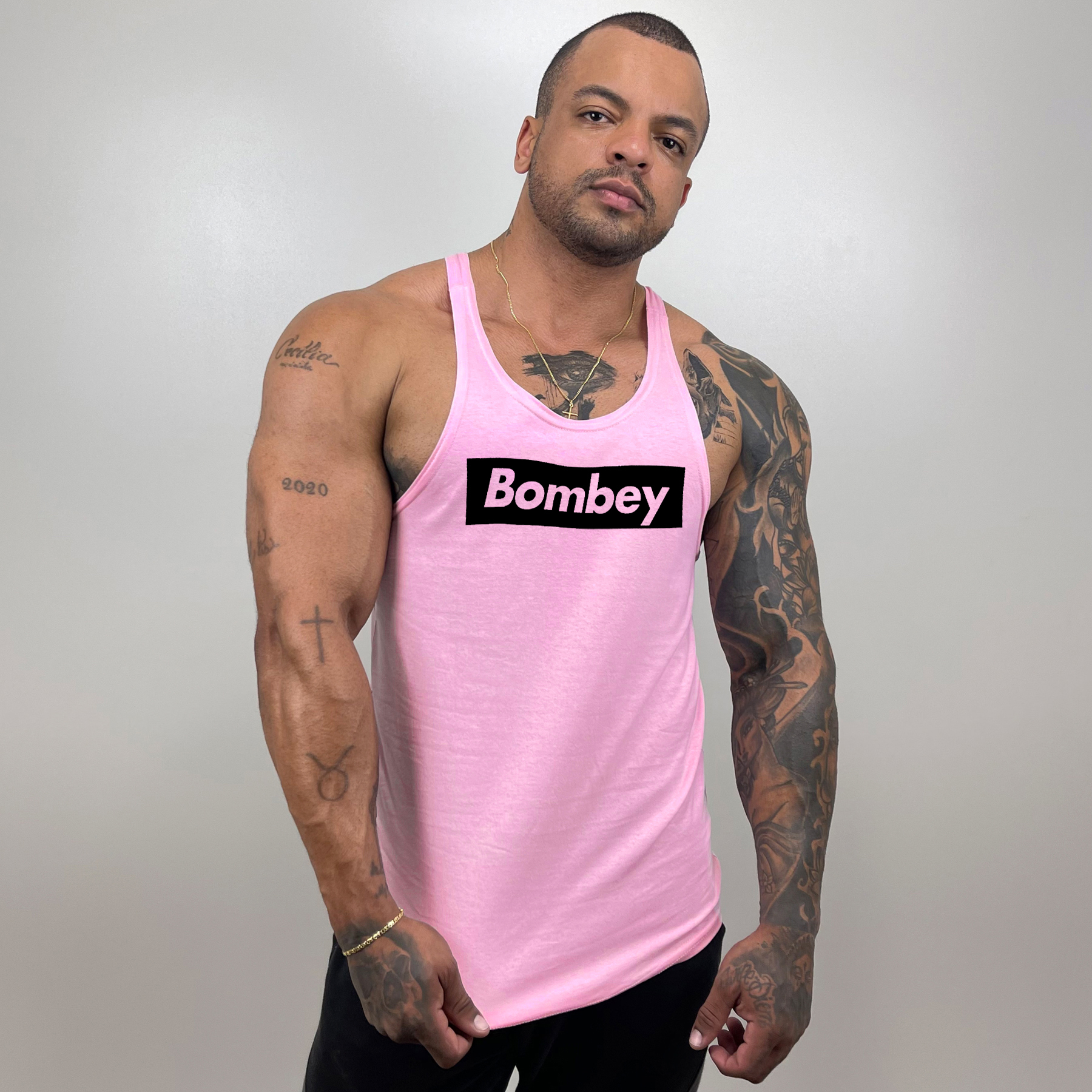 Comprar Regata Masculina Cavada em Algodão com Estampa Bombey - Bombey
