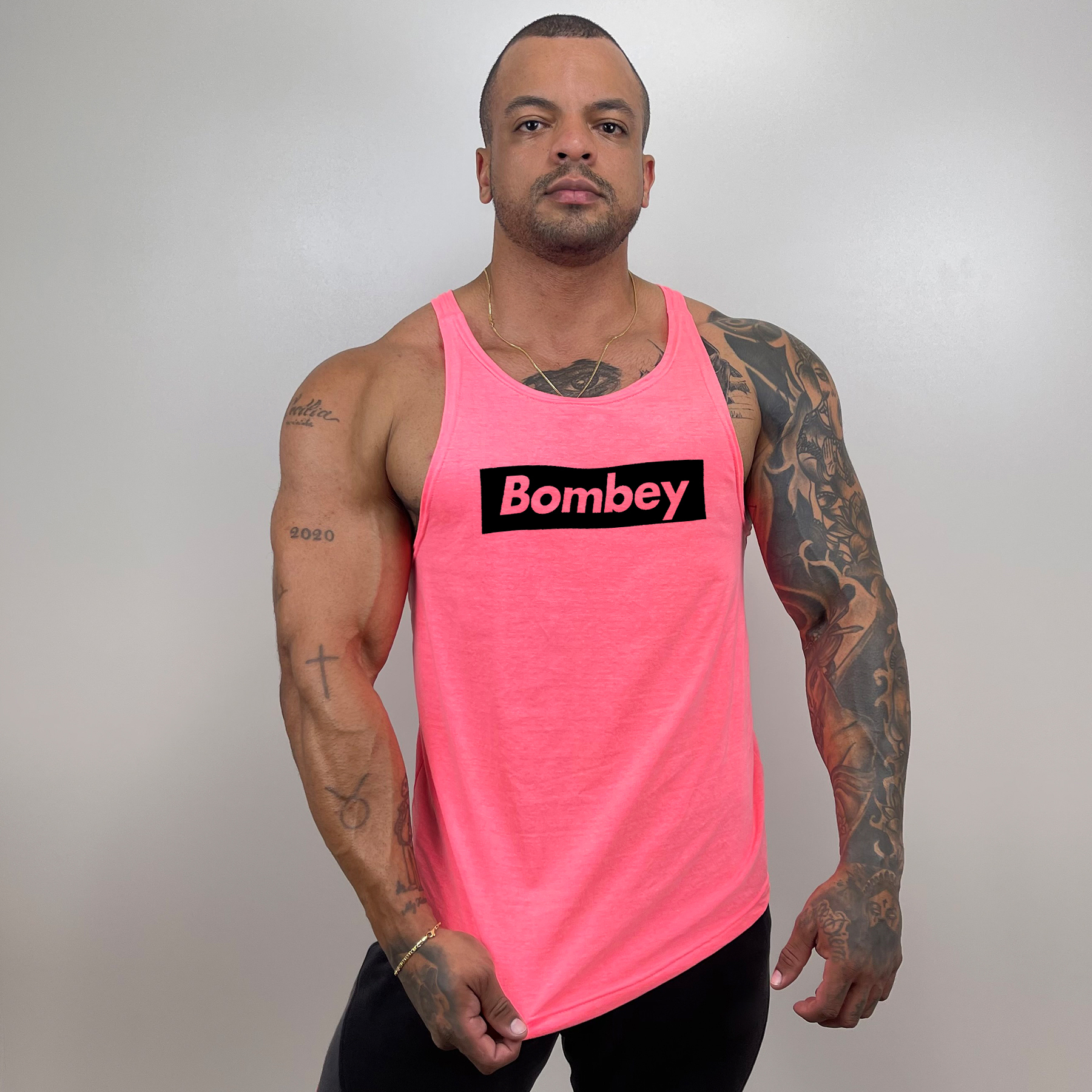 Comprar Regata Masculina Cavada em Algodão com Estampa Bombey