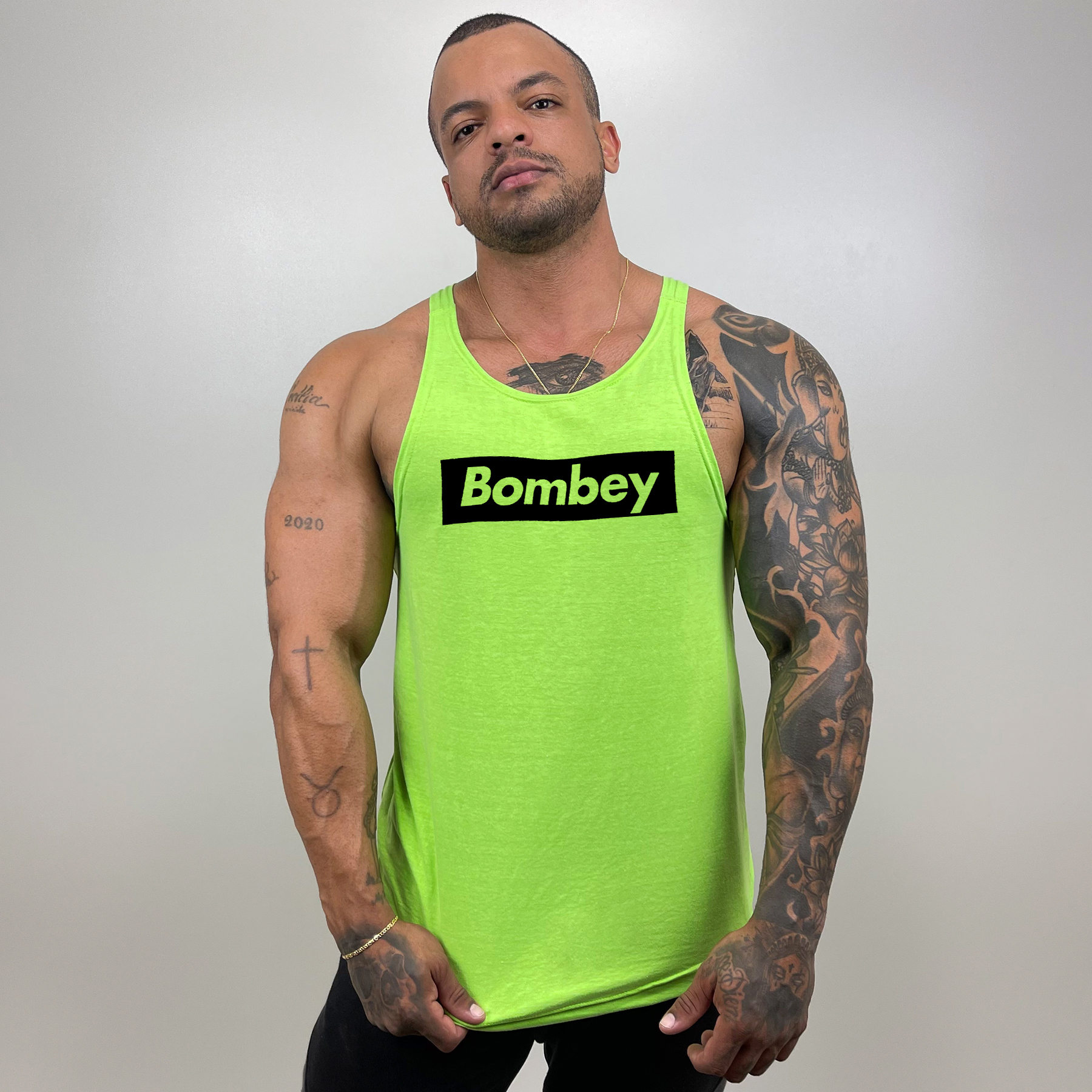 Comprar Regata Masculina Cavada em Algodão com Estampa Bombey