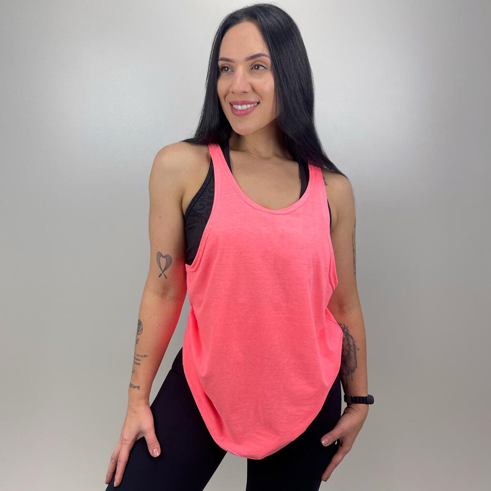 Comprar Regata Básica Feminina Cavada em Algodão Bombey