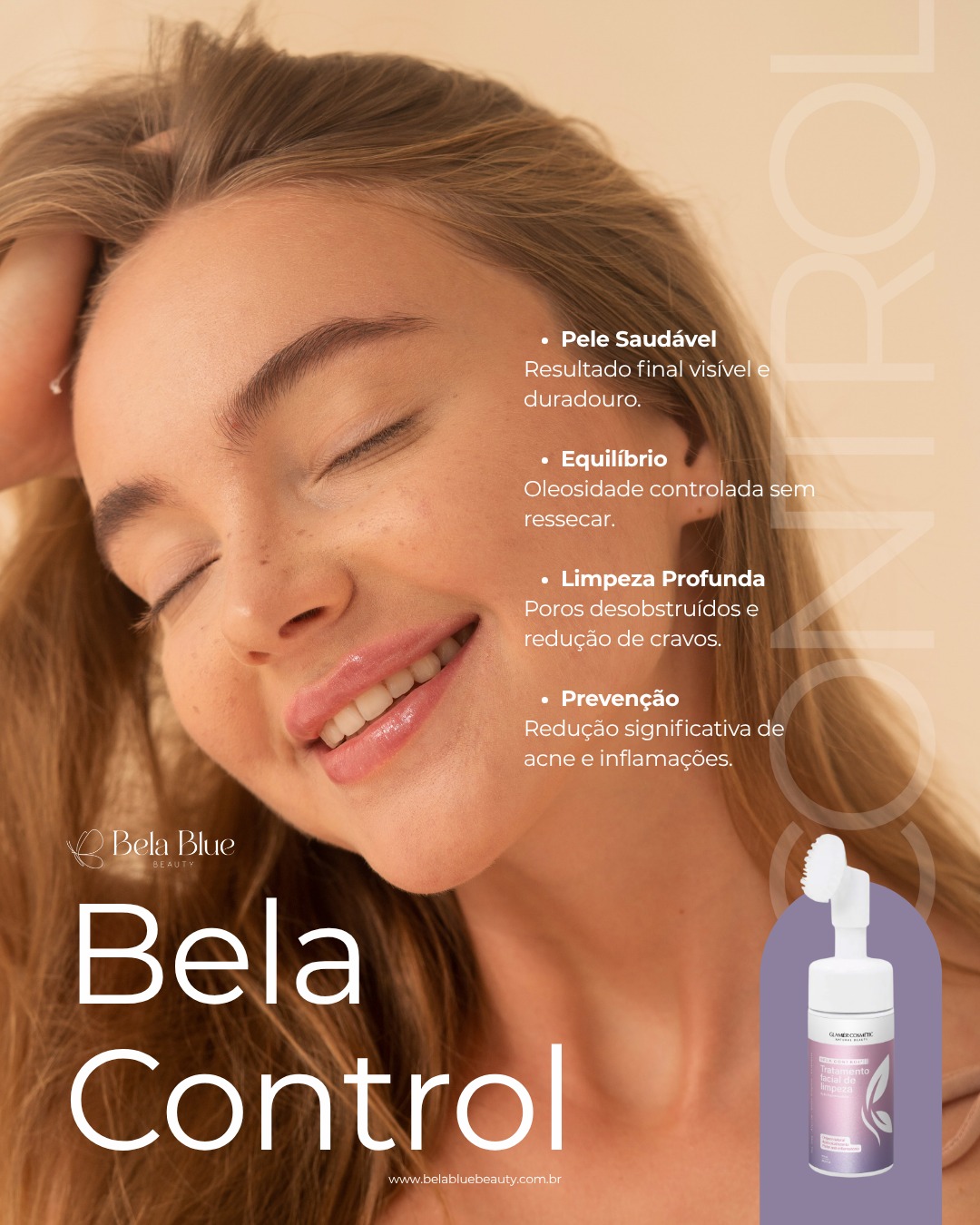 Comprar Bela Control - Espuma de limpeza- TRATAMENTO Controle da