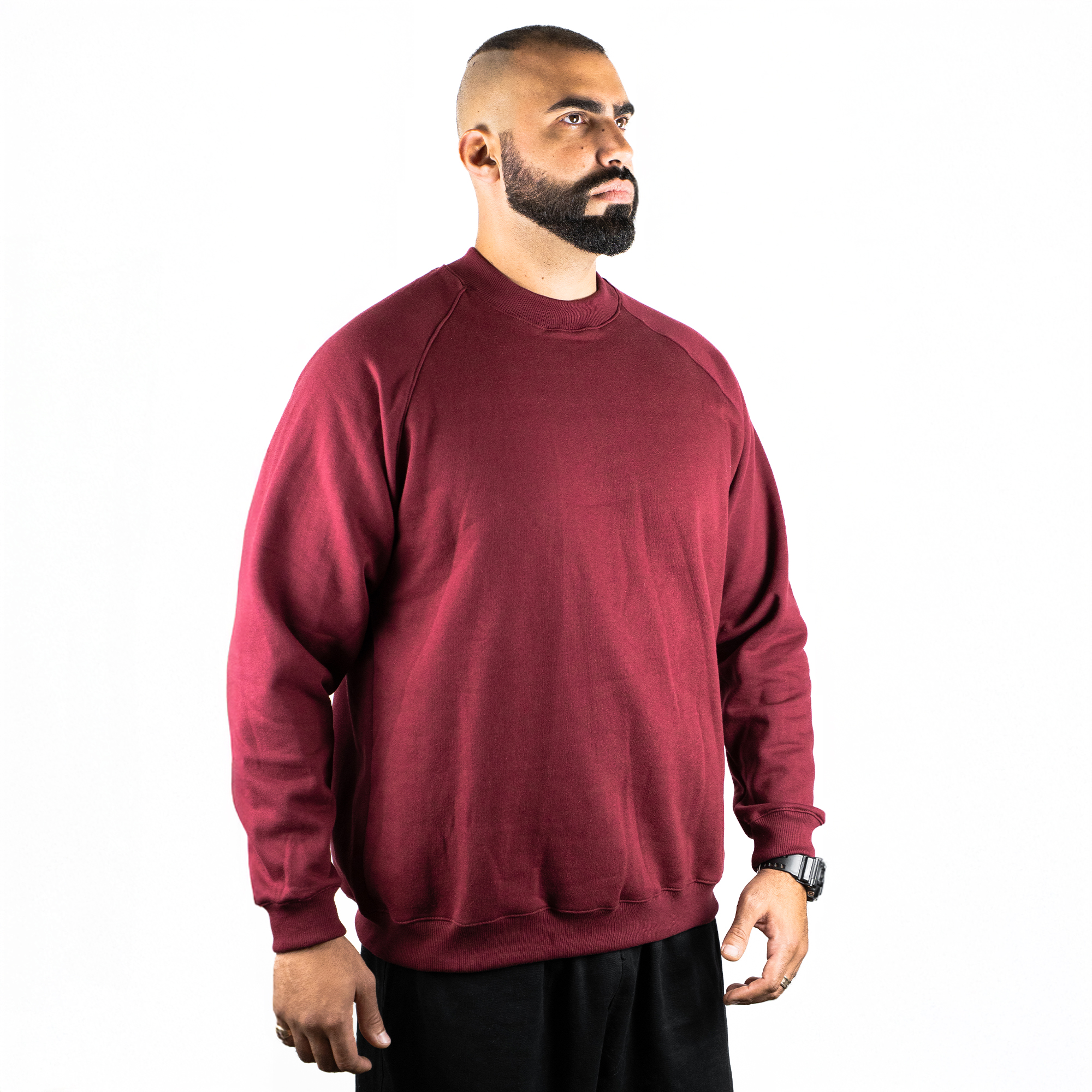 Moletom Careca Moletom G3 Moletom Careca Cabos Brunx Marrom Sem