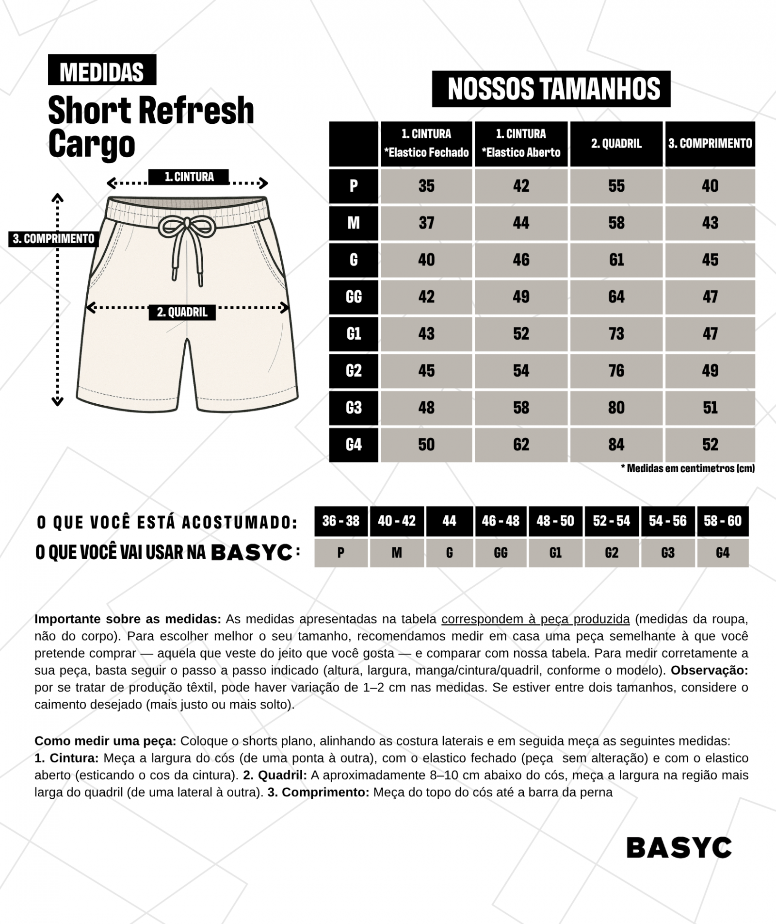 Comprar Short Refresh Cargo