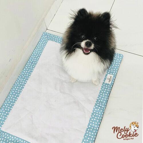 Kit Tapete Higiênico Lavável MelyCookie - Tamanho P 50X70cm - 06 Unidades
