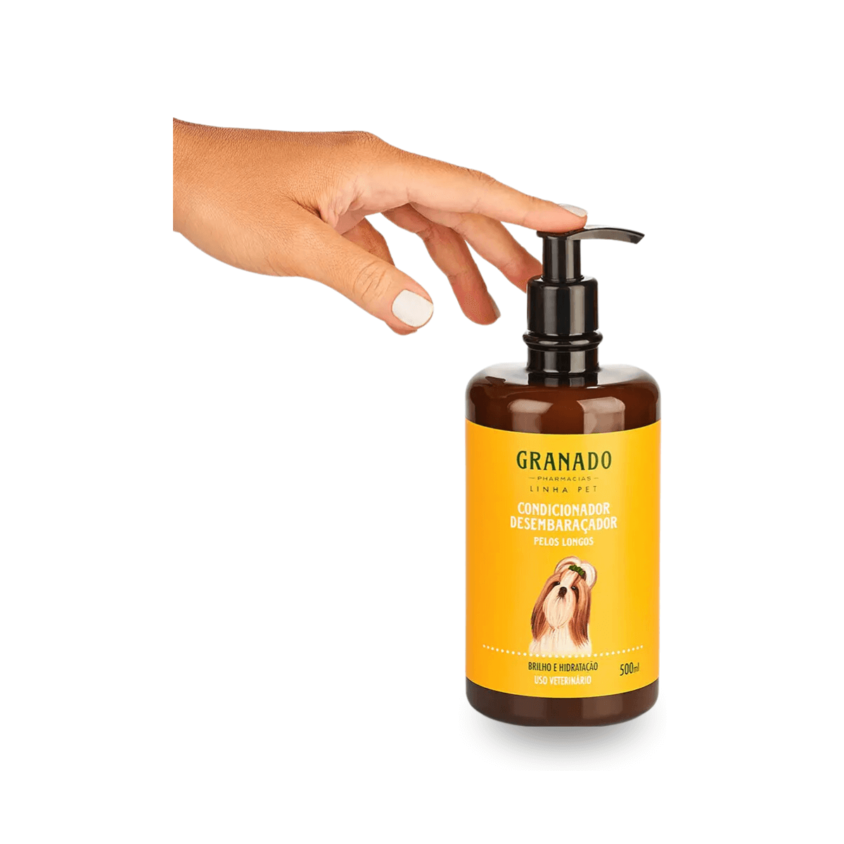 GRANADO PET SHAMPOO AZUL - PELOS CLAROS - 500ML | Droga Raia