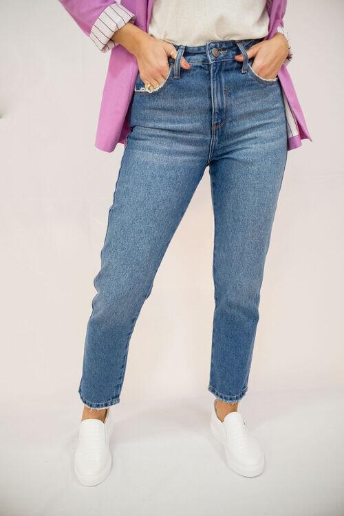Calça Jeans Mom Basic