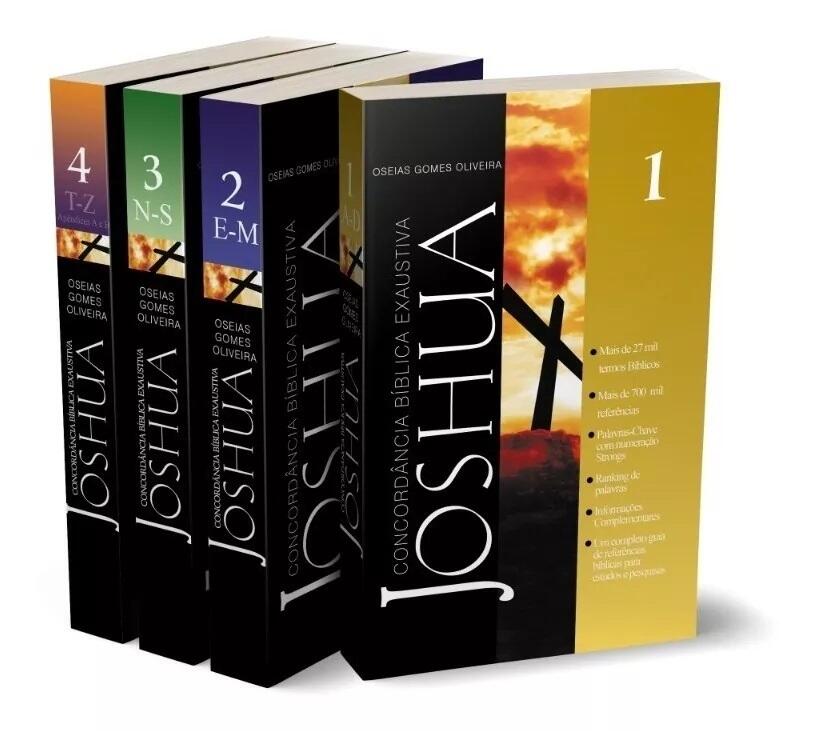 Concordância Bíblica Exaustiva Joshua - 04 Volumes