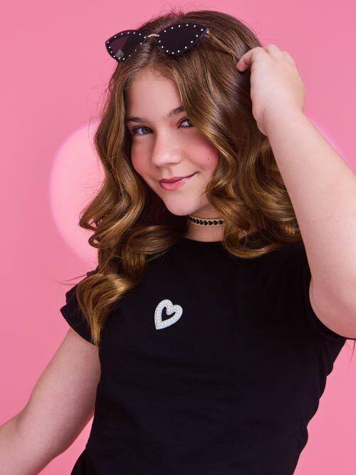 T-shirt Juvenil - Cora��o