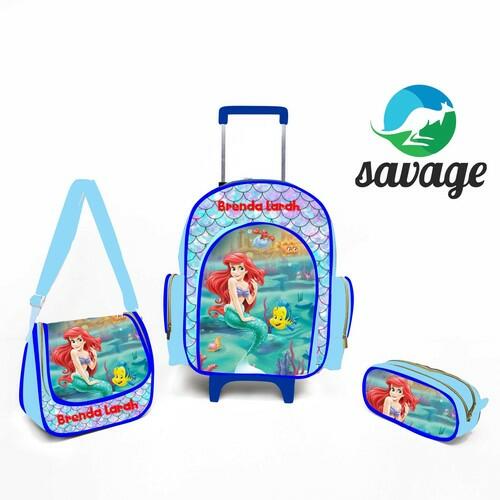 Kit Mochila Escolar Personalizado Escolha o tema