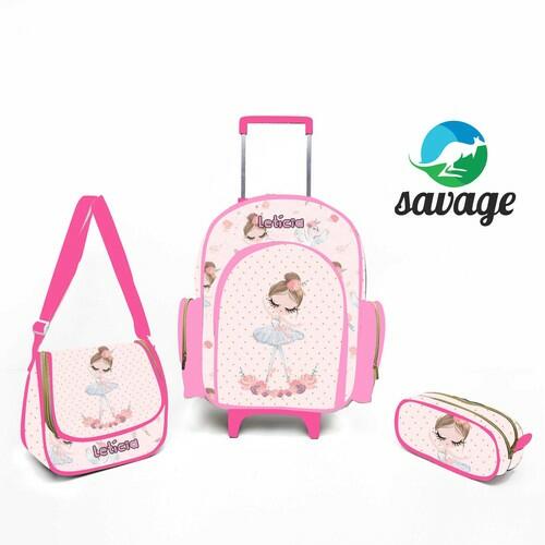 Kit Mochila Escolar Personalizado Escolha o tema
