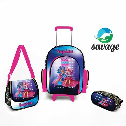 Kit Mochila Escolar Personalizado Escolha o tema