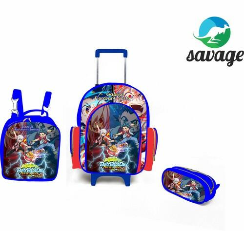 Kit Mochila Escolar Personalizado Escolha o tema