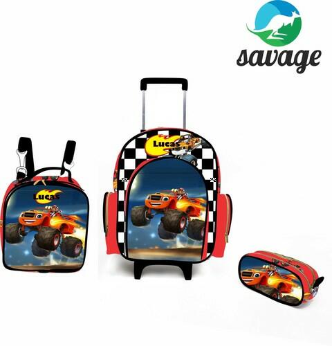 Kit Mochila Escolar Personalizado Escolha o tema