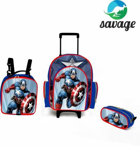 Kit Mochila Escolar Personalizado Escolha o tema