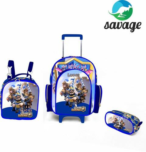 Kit Mochila Escolar Personalizado Escolha o tema