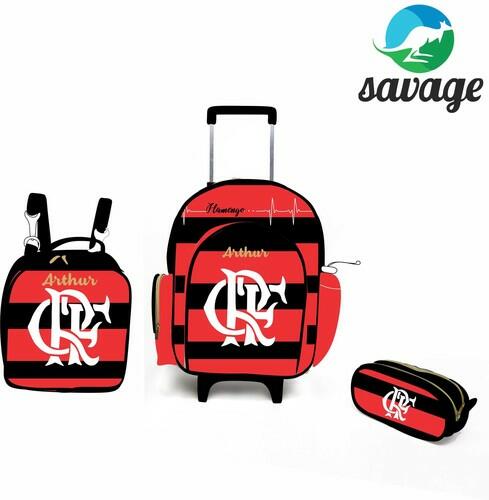 Kit Mochila Escolar Personalizado Escolha o tema
