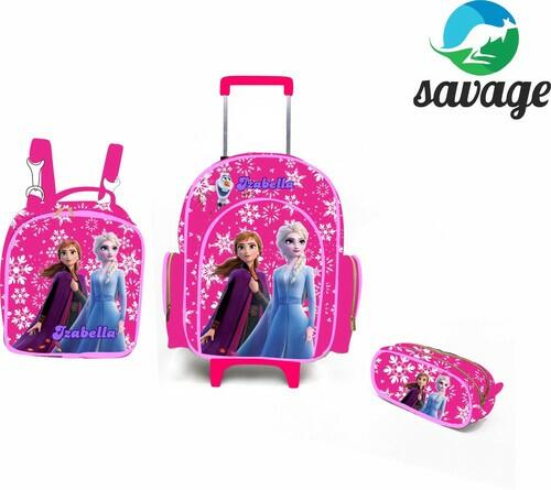 Kit Mochila Escolar Personalizado Escolha o tema