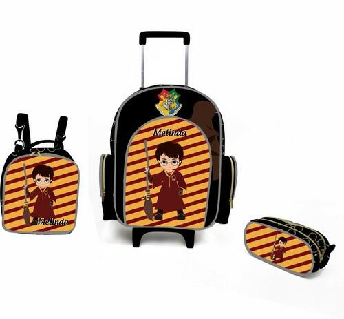 Kit Mochila Escolar Personalizado Escolha o tema