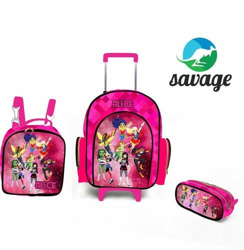 Kit Mochila Escolar Personalizado Escolha o tema