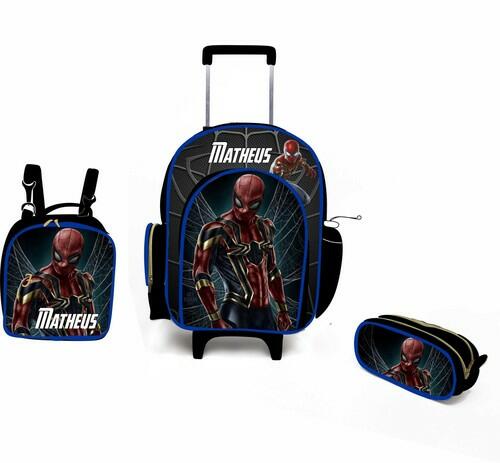 Kit Mochila Escolar Personalizado Escolha o tema