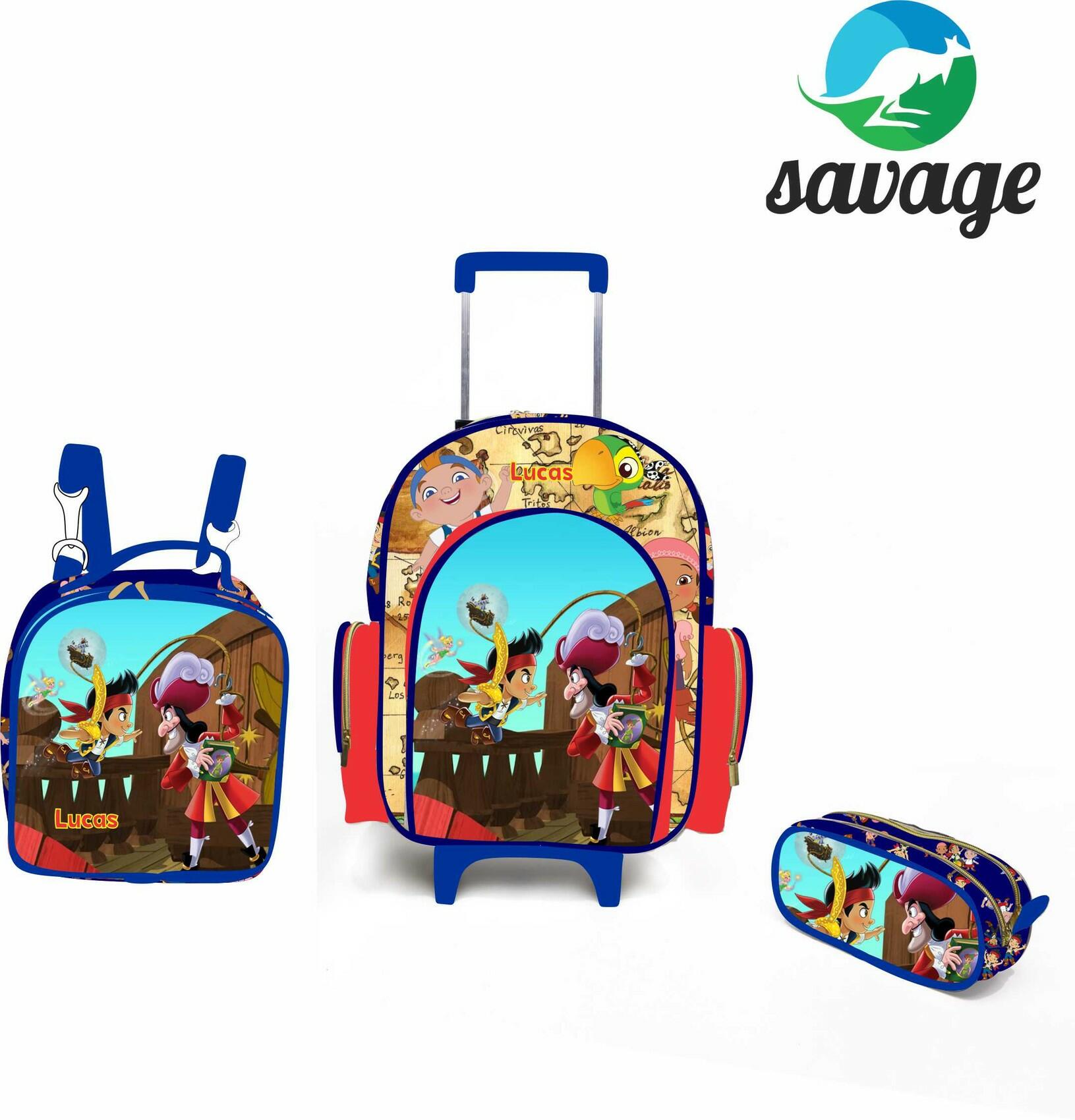 Kit Mochila Escolar Personalizado Escolha o tema