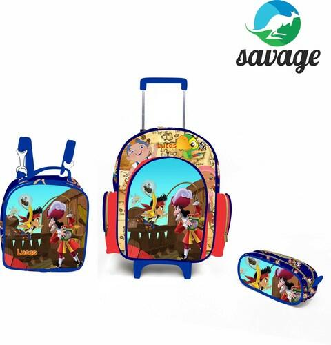 Kit Mochila Escolar Personalizado Escolha o tema