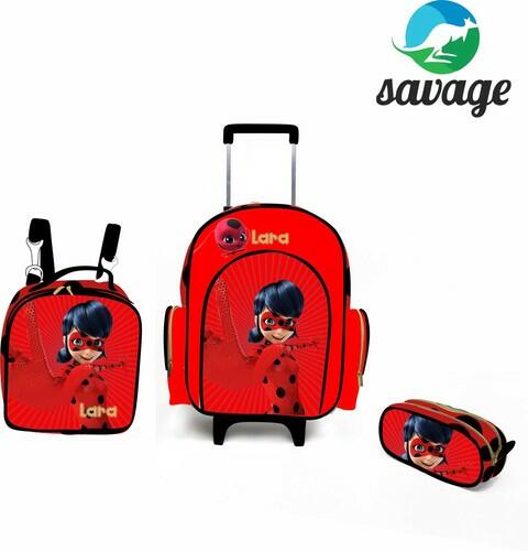 Kit Mochila Escolar Personalizado Escolha o tema