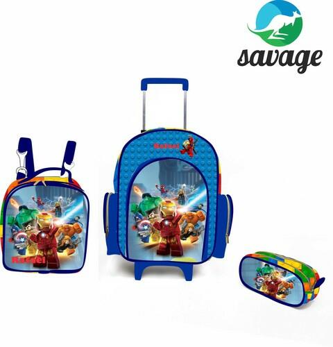 Kit Mochila Escolar Personalizado Escolha o tema