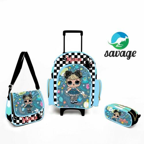 Kit Mochila Escolar Personalizado Escolha o tema
