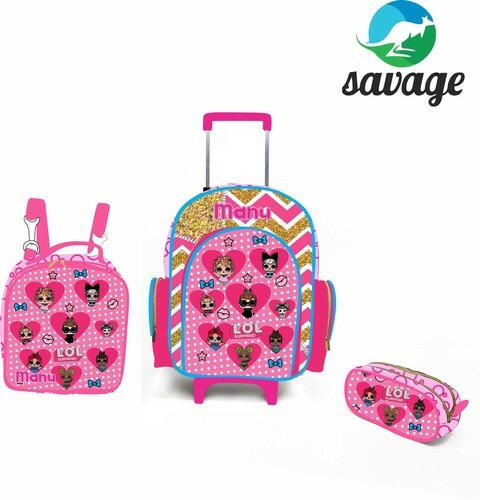 Kit Mochila Escolar Personalizado Escolha o tema
