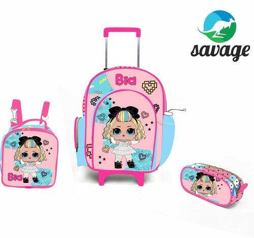 Kit Mochila Escolar Personalizado Escolha o tema