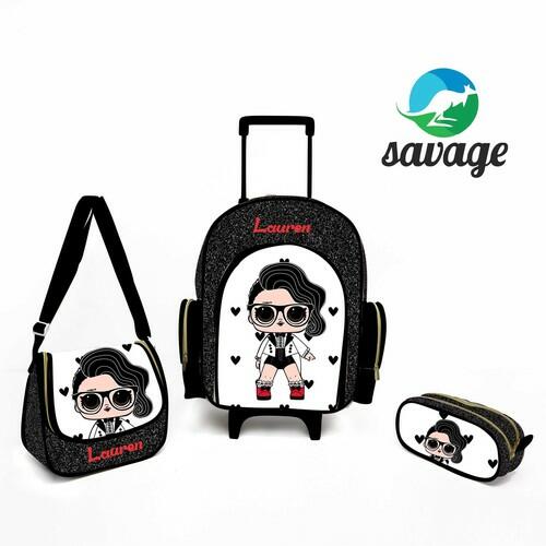 Kit Mochila Escolar Personalizado Escolha o tema