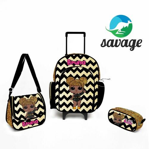 Kit Mochila Escolar Personalizado Escolha o tema