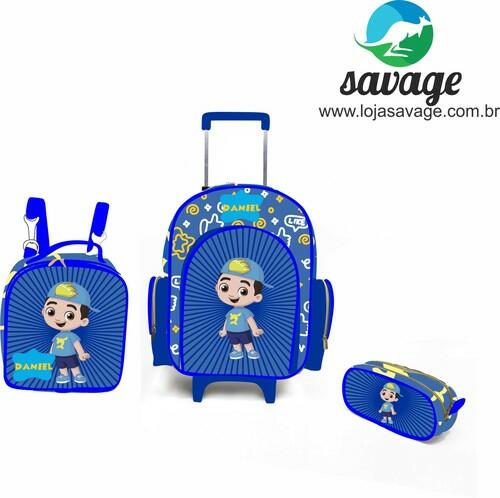 Kit Mochila Escolar Personalizado Escolha o tema