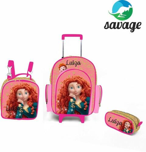 Kit Mochila Escolar Personalizado Escolha o tema