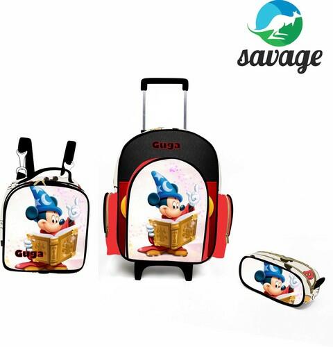 Kit Mochila Escolar Personalizado Escolha o tema