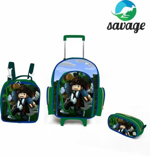 Kit Mochila Escolar Personalizado Escolha o tema