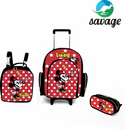 Kit Mochila Escolar Personalizado Escolha o tema