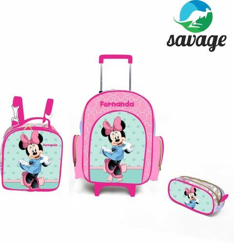 Kit Mochila Escolar Personalizado Escolha o tema