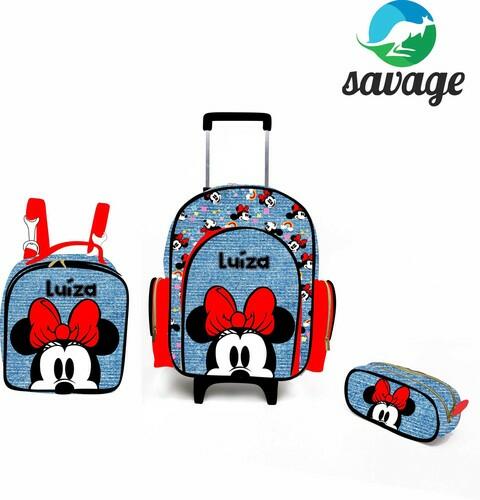 Kit Mochila Escolar Personalizado Escolha o tema