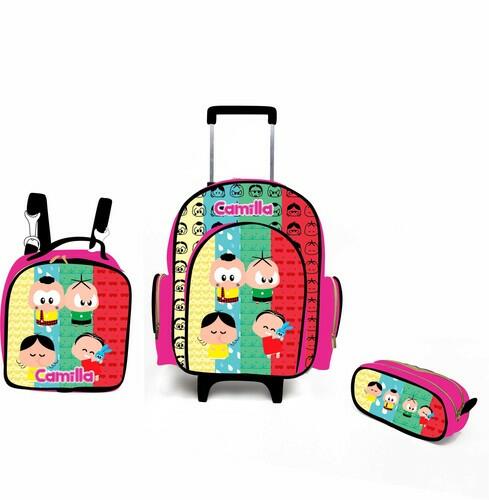 Kit Mochila Escolar Personalizado Escolha o tema
